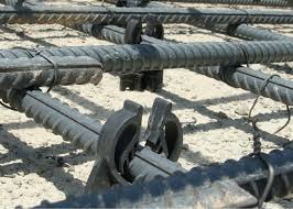 اسپیسر بتن پلاستیکی در شبکه میلگرد کف